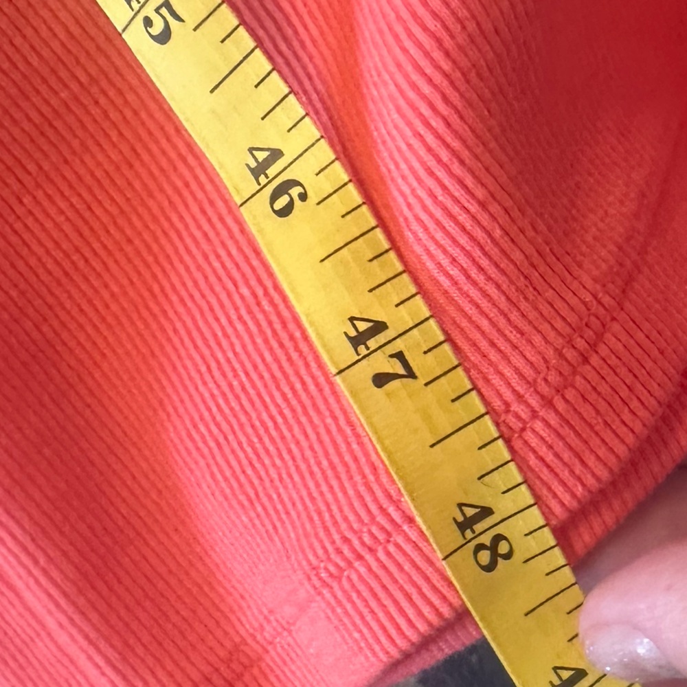Old Navy Maternity Coral Tropics Ribbed Square Neck Dress - XXL - Picture 10 of 10